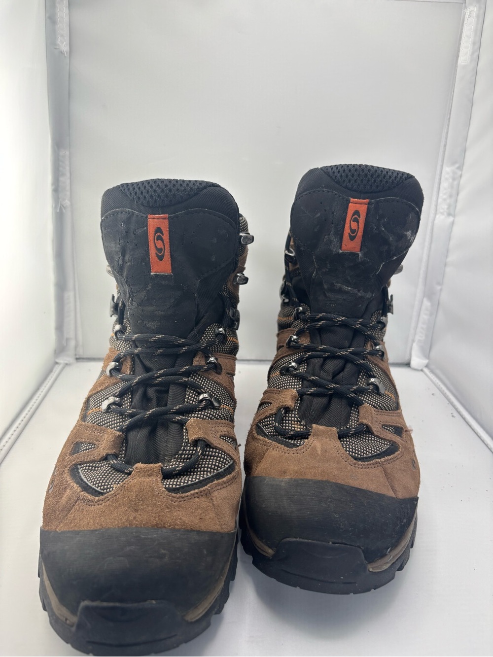 Salomon Brown and Black Men's Hiking Boots size 11.5 - Picture 15 of 16